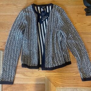 Chaps zip up sweater